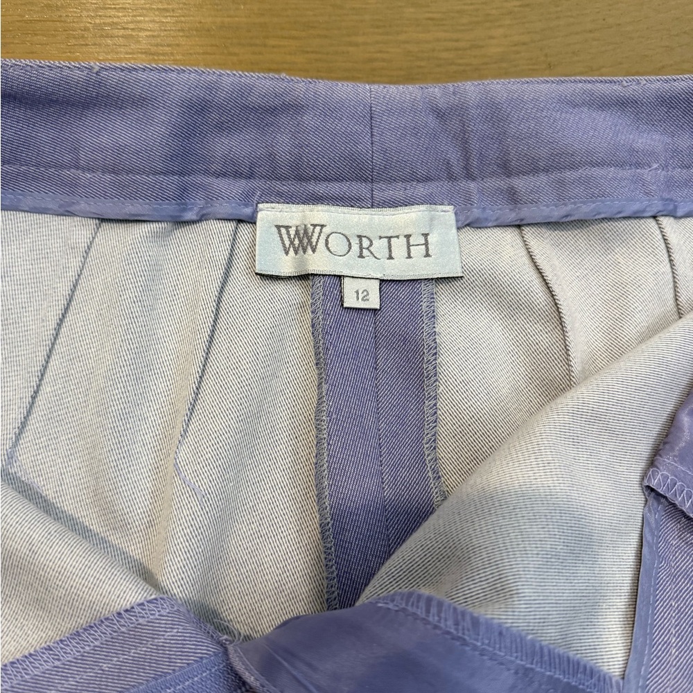 Worth Lavender Straight-Leg Pants - Picture 4 of 5
